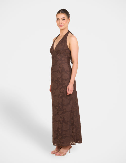 Quinn V-neck Maxi Dress